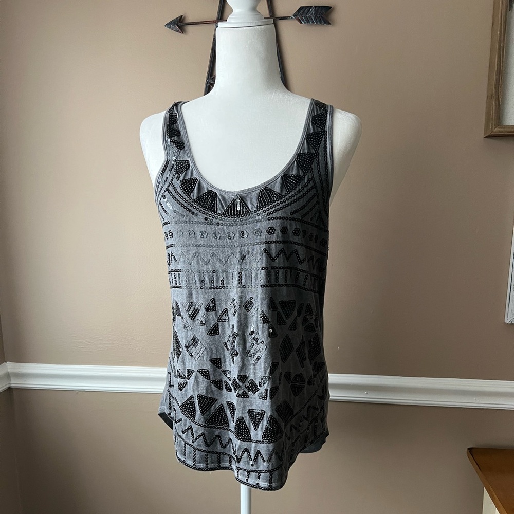 Express Sequin Tank Top